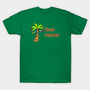 Merry Christmas Palm T-Shirt